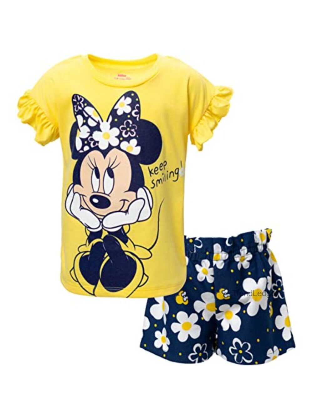 Minnie Mouse Girls Toddler Short Sleeve Tee and Shorts Set